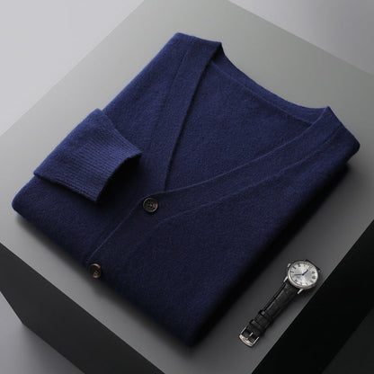 Anton - Moderner Wollcardigan für Herren
