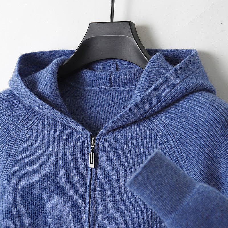 Benjamin - Stylische, entspannte Herrenjacke mit Kapuze