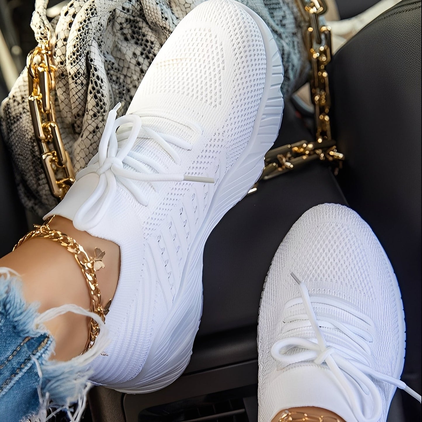 Axelle - Orthopädische Sneaker aus Strick für Damen