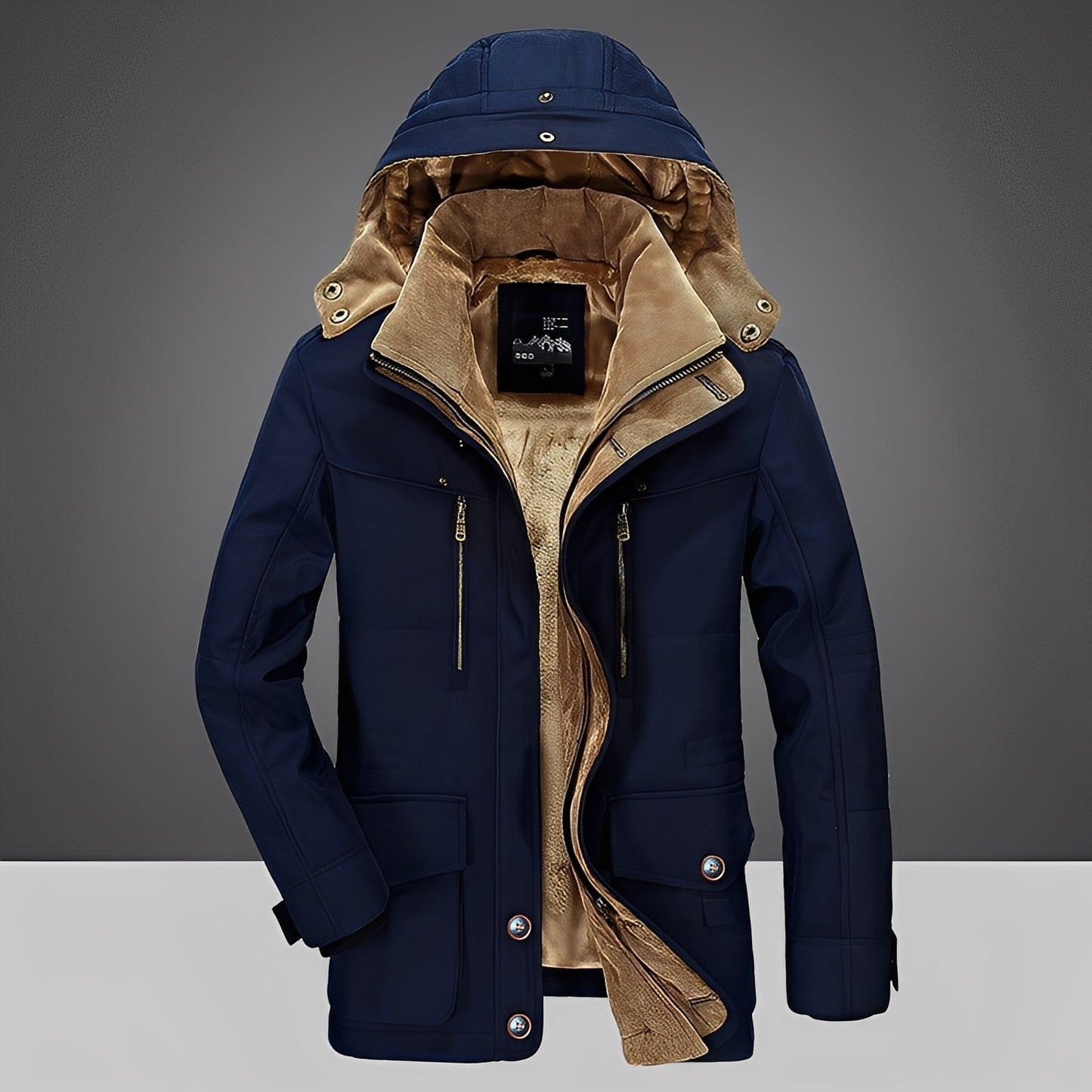 Nicholas - Herrenjacke mit warmem Fleece-Futter