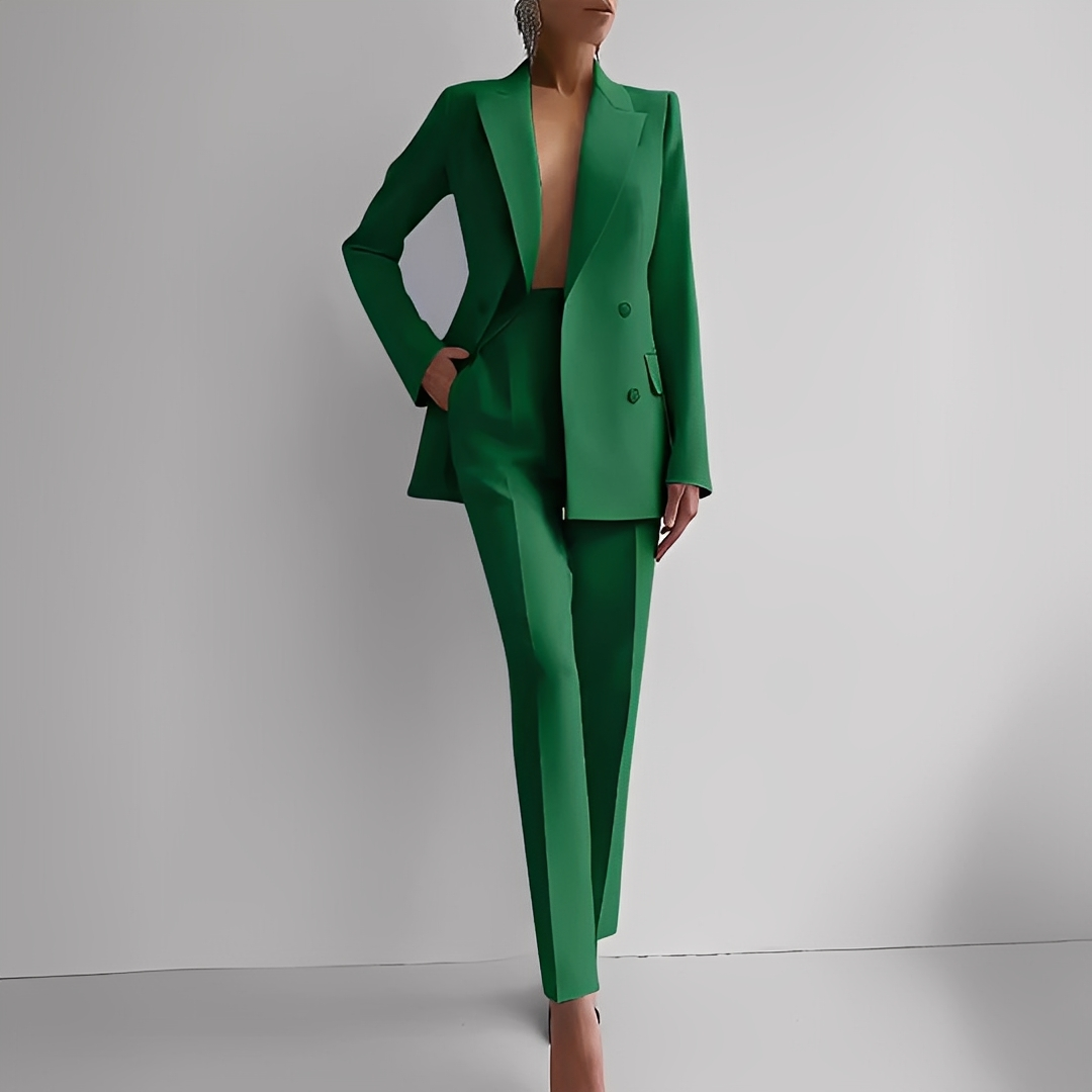 Marguerite - Anzugset formell mit langem Blazer für Damen