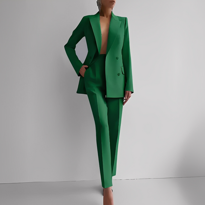 Marguerite - Anzugset formell mit langem Blazer für Damen
