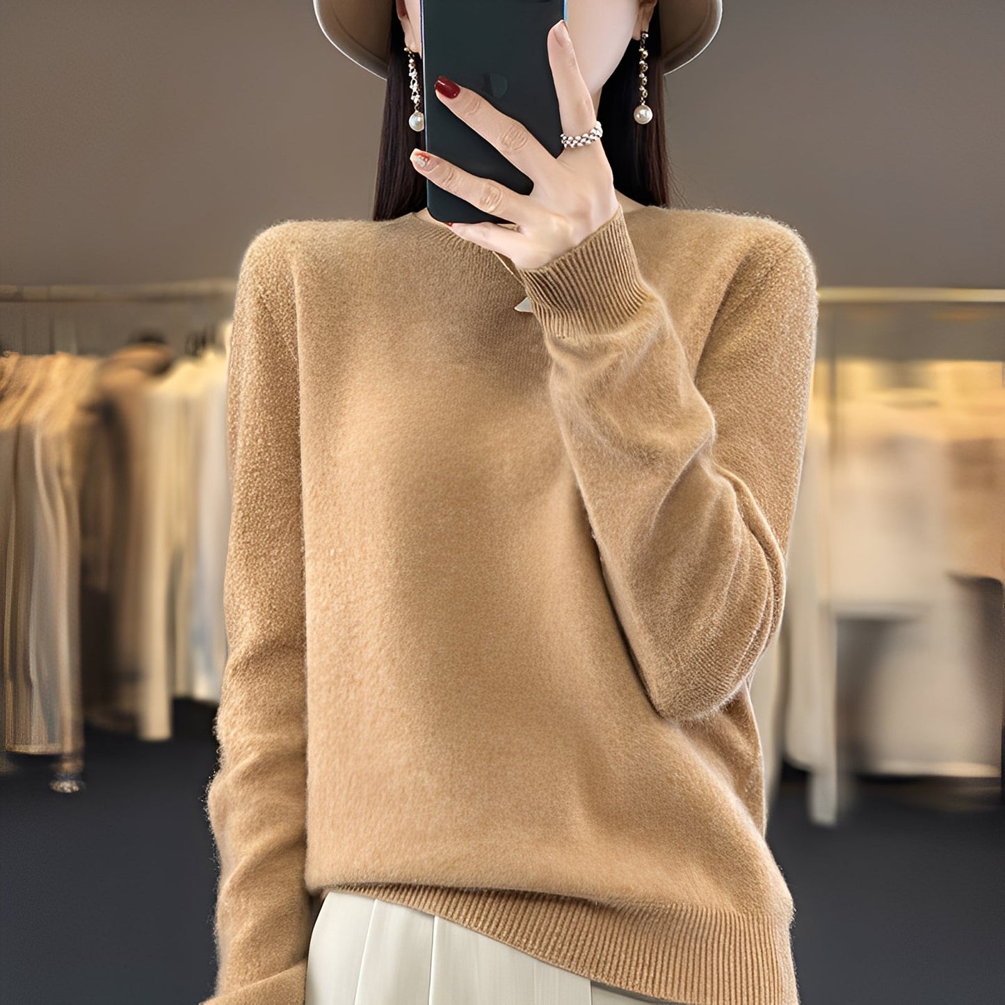 Cheyanne - Eleganter Damen-Kaschmirpullover