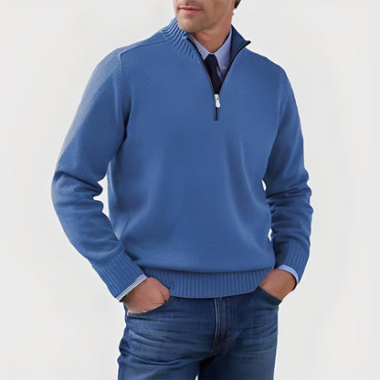 Nolan - Bequemer Herrenpullover mit Reißverschluss