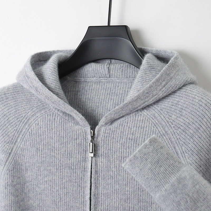 Benjamin - Stylische, entspannte Herrenjacke mit Kapuze