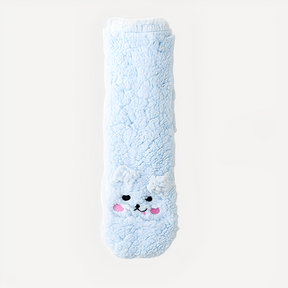 Judith - Elegante Winterbodysocken aus Samt für Damen