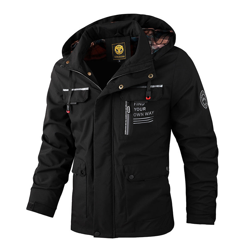 Gabriel - Herren-Winterjacke mit Kapuze, wasserdicht
