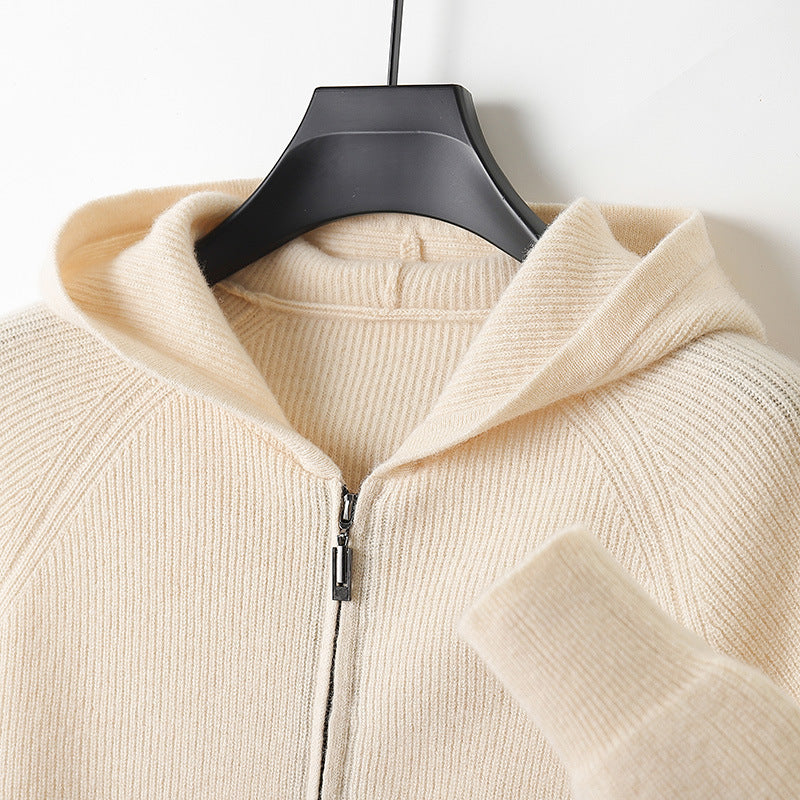 Benjamin - Stylische, entspannte Herrenjacke mit Kapuze