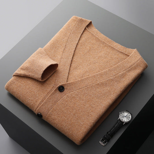 Anton - Moderner Wollcardigan für Herren