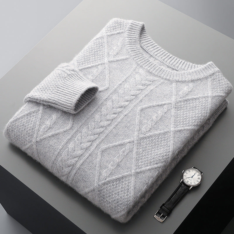 Denzel - Stilvoller, sanfter Herrenpullover mit besonderen Details