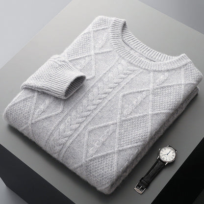 Denzel - Stilvoller, sanfter Herrenpullover mit besonderen Details