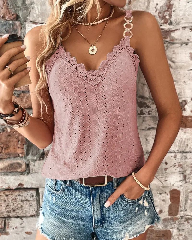 Manda - Stylisches Top mit Spaghettiträgern für Damen