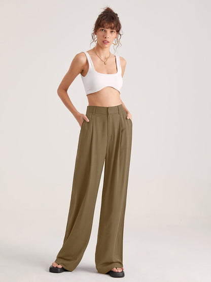 Nadia – Hochgeschnittene Faltenhose