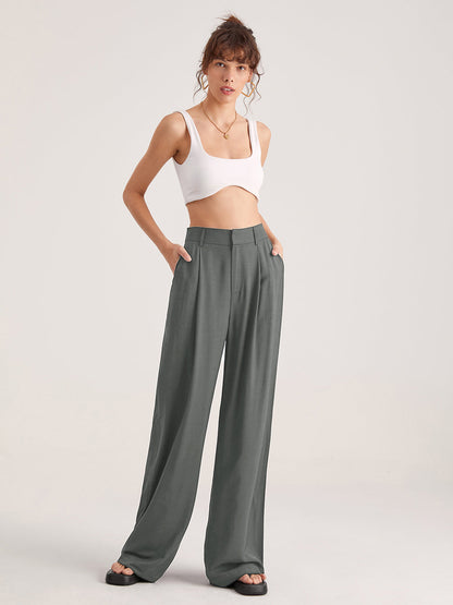 Nadia – Hochgeschnittene Faltenhose