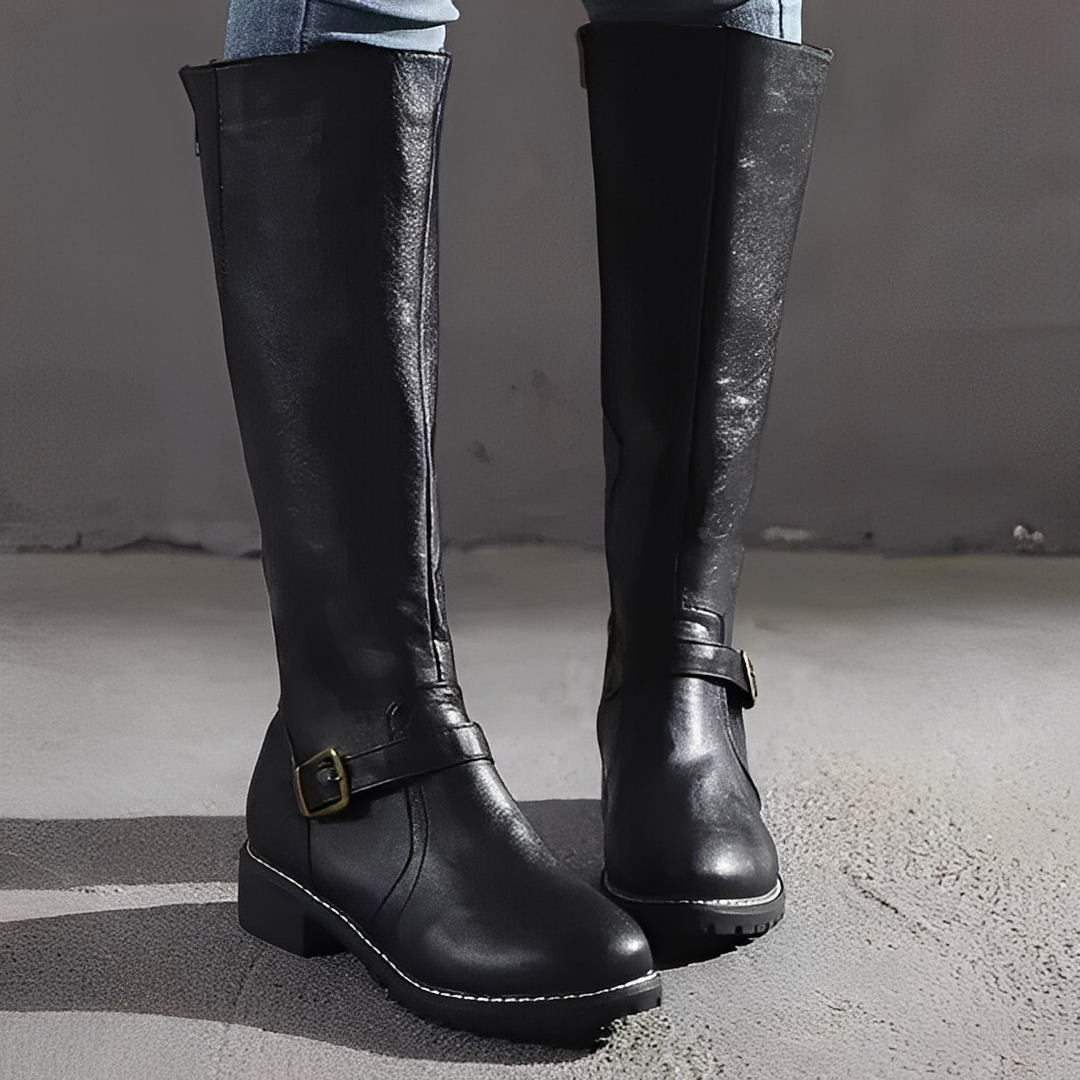 Livie - Hochwertige orthopädische Lederstiefel für Damen