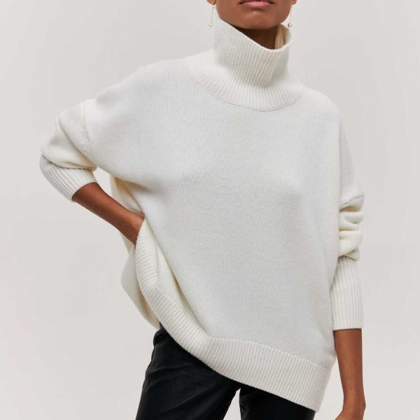 Berenice – Pullover mit Hohem Kragen