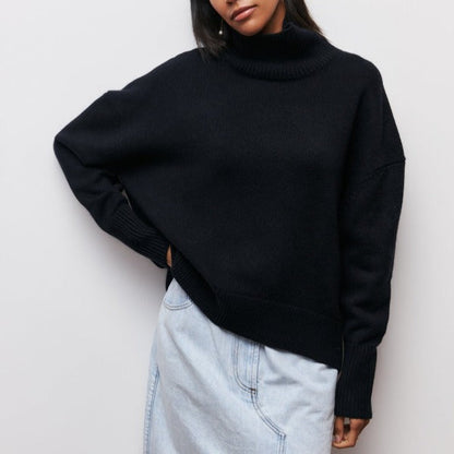 Berenice – Pullover mit Hohem Kragen