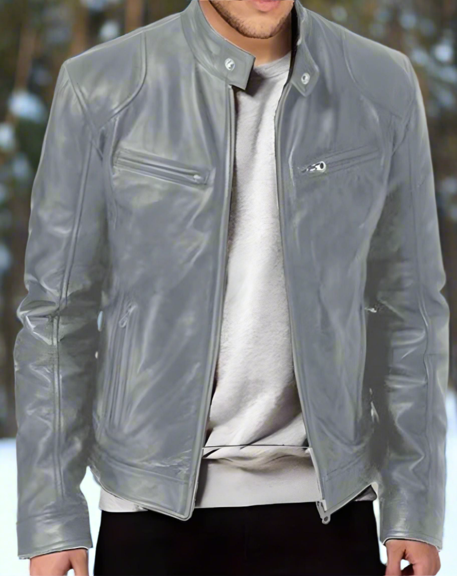 Henrik – Trendige Herren-Lederjacke