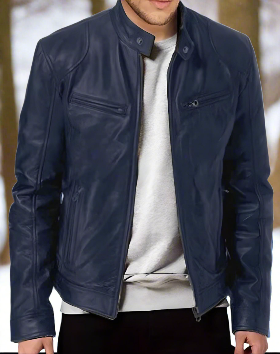Henrik – Trendige Herren-Lederjacke