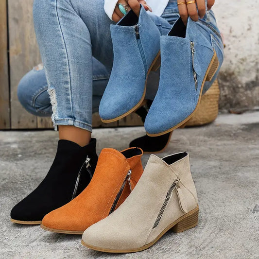 Klara – Reißverschluss Stiefel