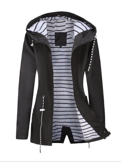 Nathalie – Lange Wasserdichte Jacke