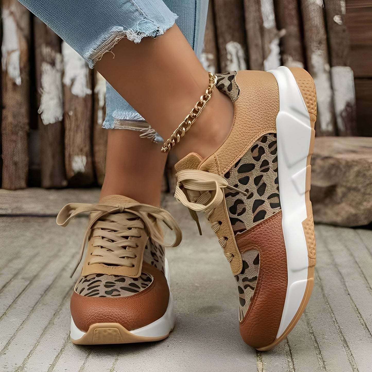 Wendy - Modische, komfortable Damenschuhe mit Muster
