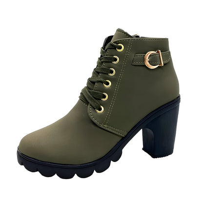 Roxanne - Modische Damenstiefeletten mit Blockabsatz