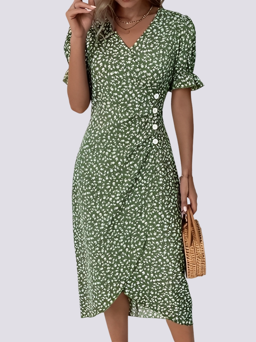 Fannie - Elegantes Kleid mit floralem Muster für Damen