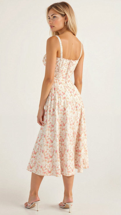 Liana – Korsett-Midikleid