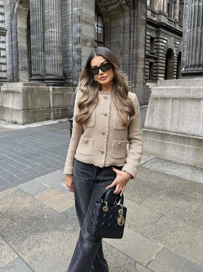 Melinda – Klassischer Tweed-Blazer