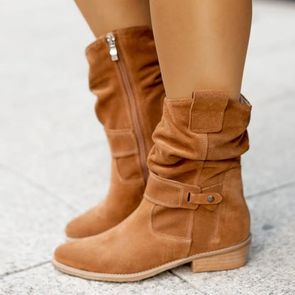 Elisa – Stiefeletten aus Wildleder | Schick & Bequem