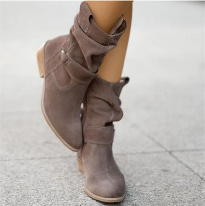 Elisa – Stiefeletten aus Wildleder | Schick & Bequem