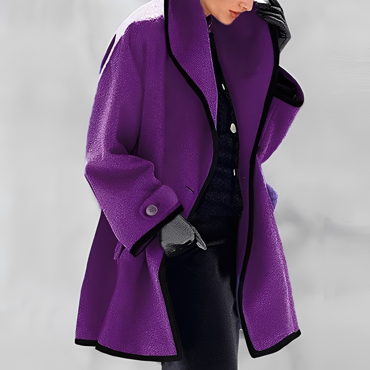 Jacky - Eleganter Wollmantel für Damen